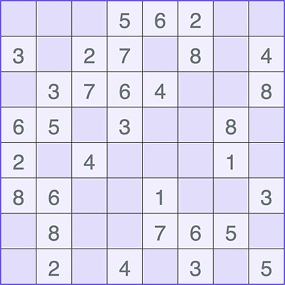 8x8 Latin Square Puzzle