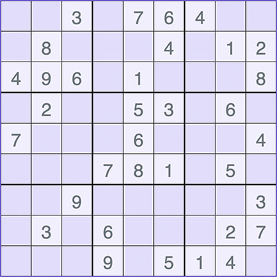 9x9 Sudoku Puzzle (classic)
